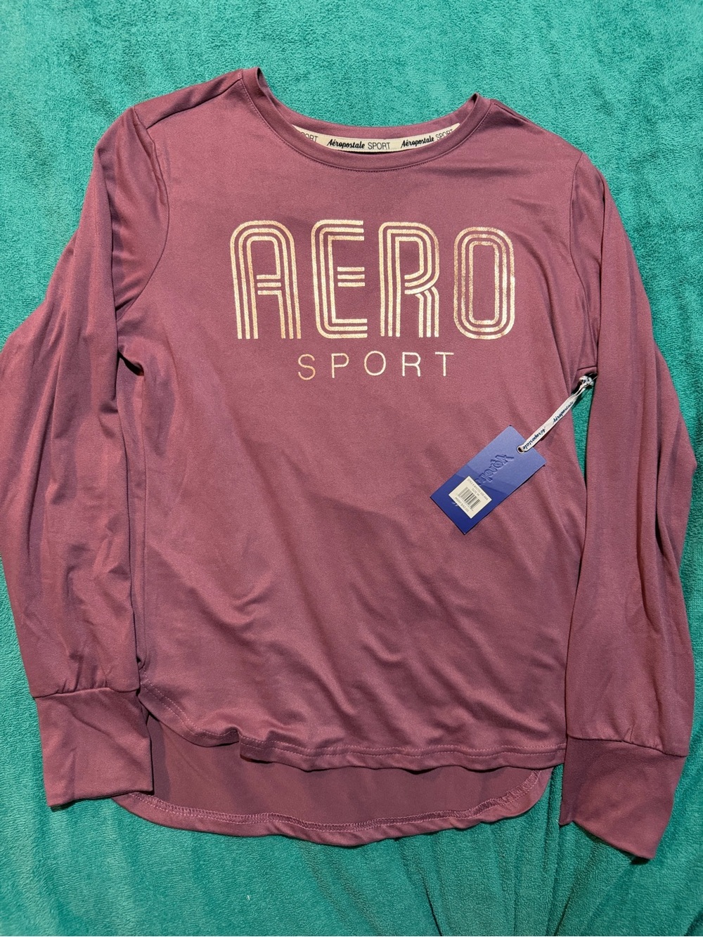 AERO Sport Long Sleeve Pullover - Mauve Purple